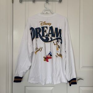 Disney Cruise Line DREAM Spirit Jersey Adult Size L Sorcerer Mickey Fantasia